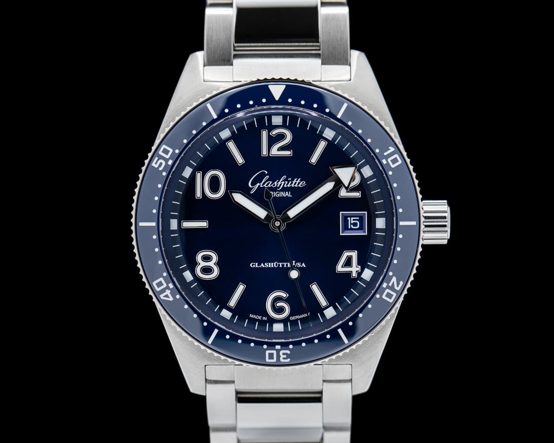 Glashutte Original SeaQ Blue Dial SS / SS