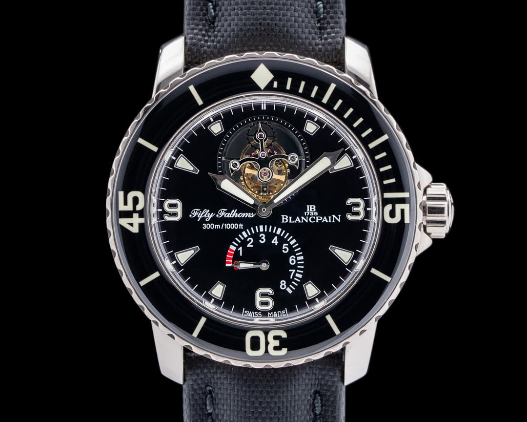 Blancpain Fifty Fathoms 8-Day Tourbillon 18K White Gold / Kevlar