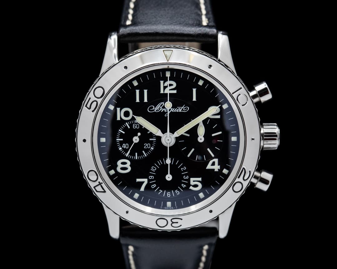 Breguet Type XX Aeronavale Black Dial SS