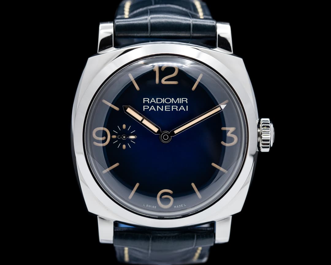 Panerai Radiomir Mediterraneo 3 Day Blue Fume Dial 47MM