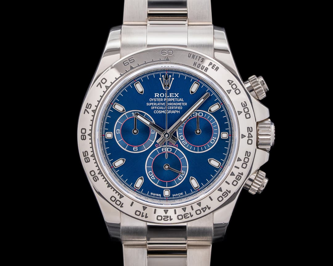 Rolex Daytona 116509 Blue Dial 18K White Gold 