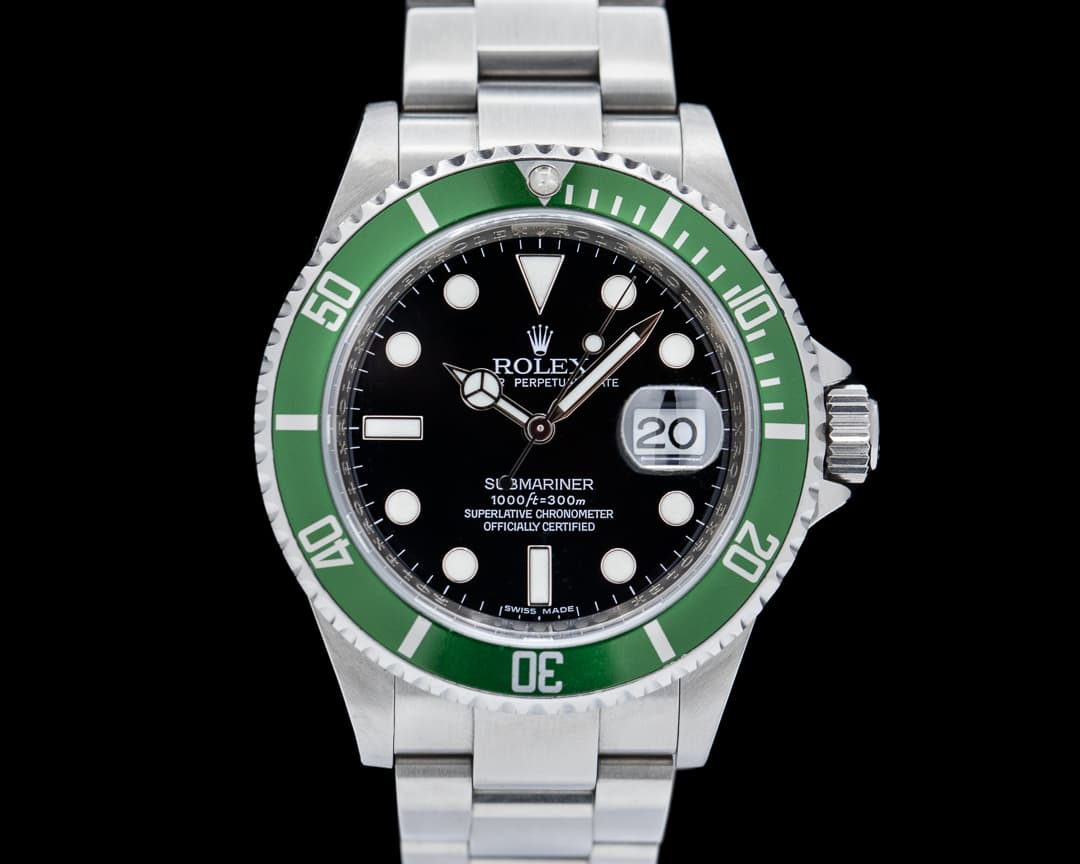 Rolex Submariner 50th Anniversary "Kermit" SS Green Bezel SHARP