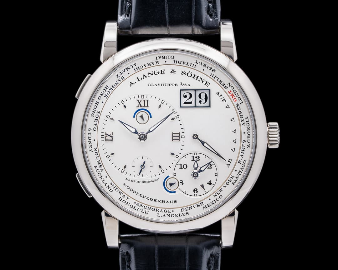 A. Lange and Sohne Lange 1 Time Zone 116.039 18K White Gold