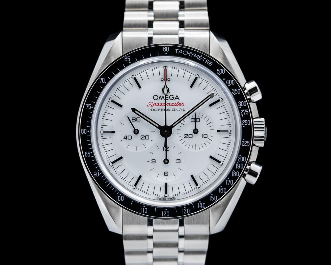 Omega Speedmaster Professional Sapphire Sandwich White Dial NEW MODEL 2024 