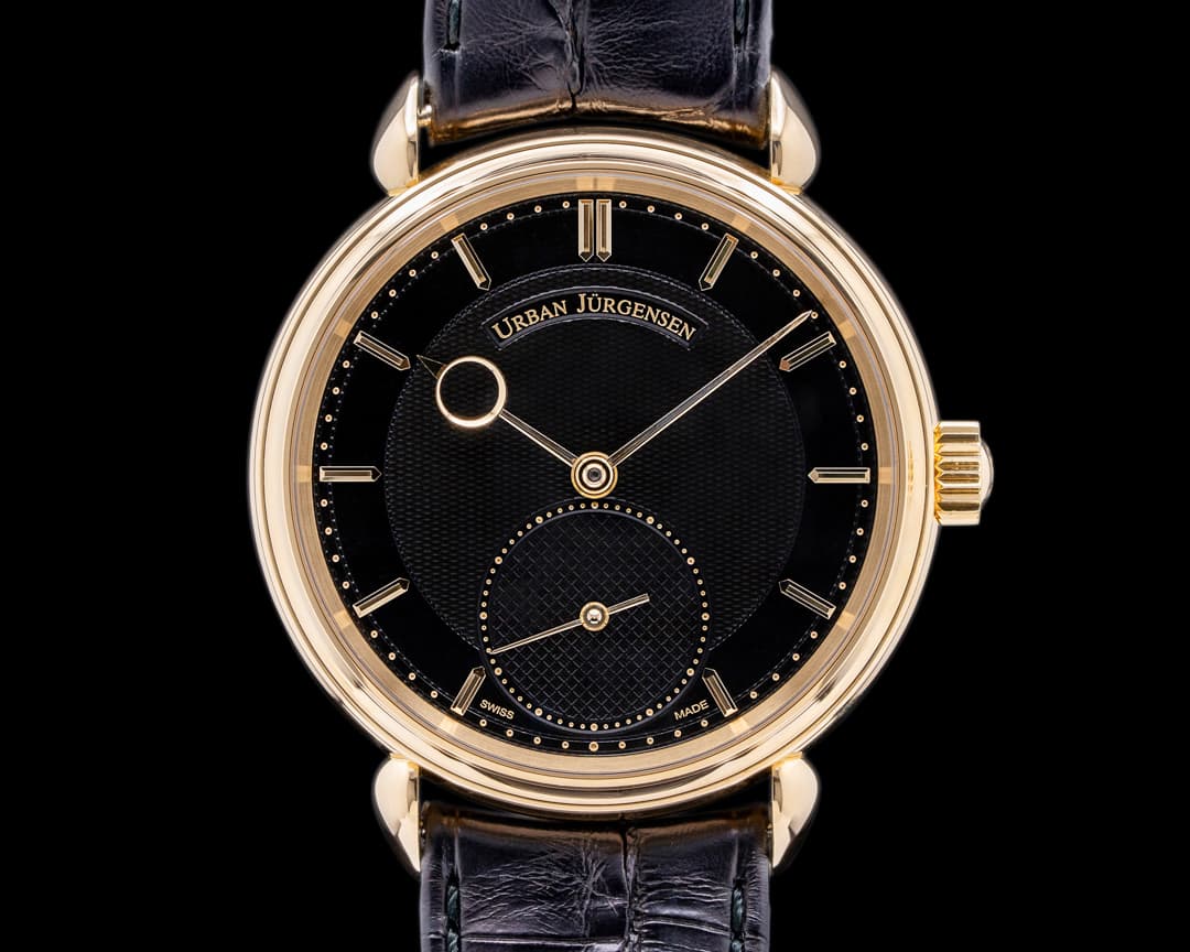 Urban Jurgensen 1140YG Yellow Gold Black Dial 