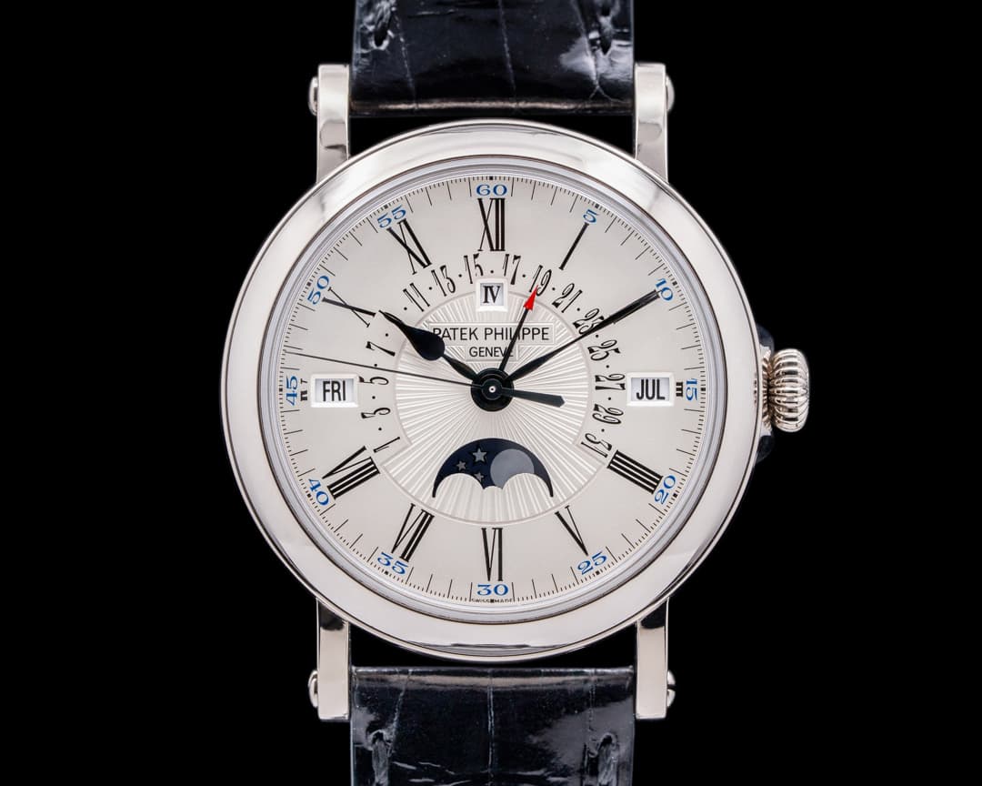 Patek Philippe Retrograde Perpetual Calendar 5159G 18K White Gold FULL SET