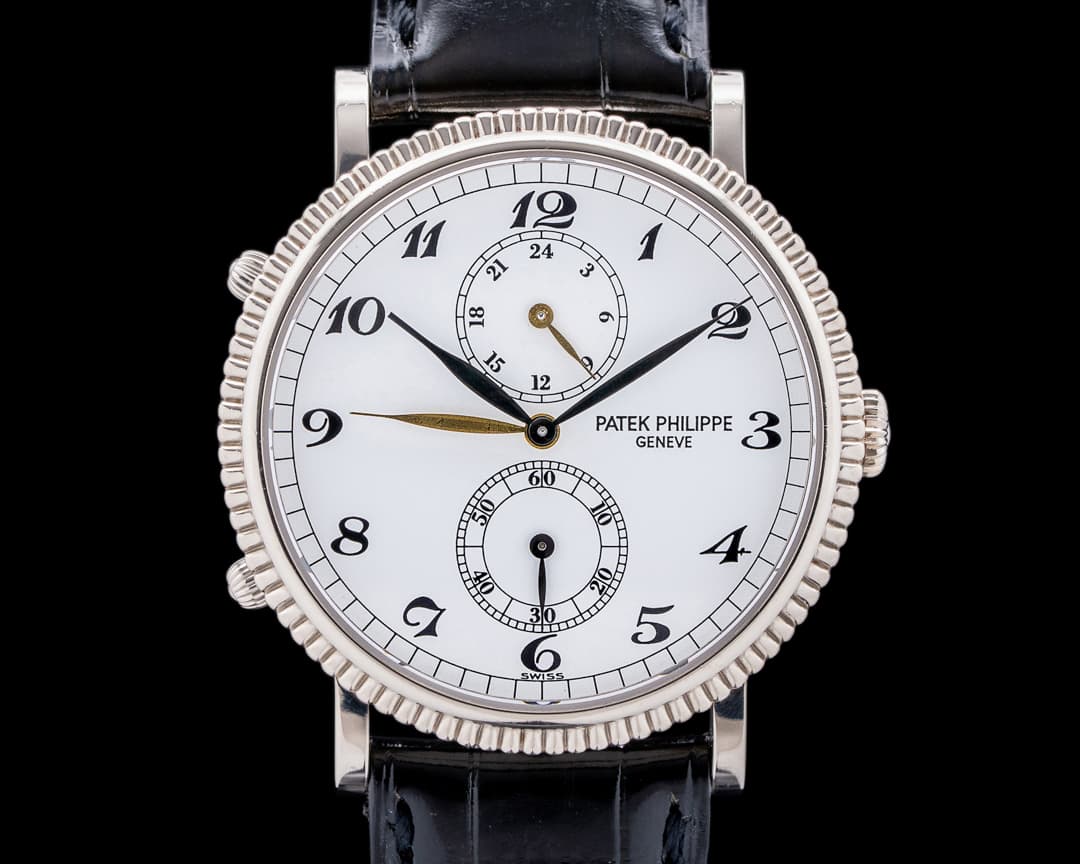 Patek Philippe Travel Time 5034G 18K White Gold FULL SET