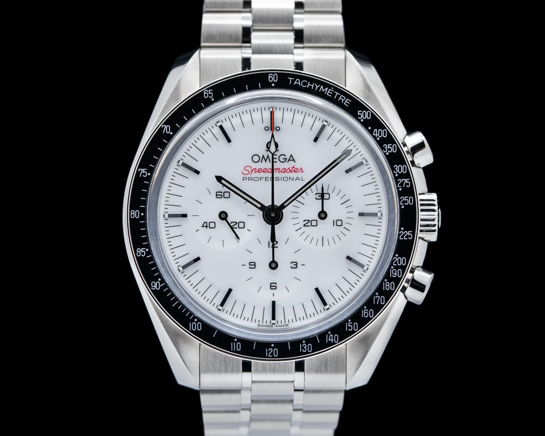 Omega Speedmaster Professional Sapphire Sandwich White Dial NEW MODEL 2024 