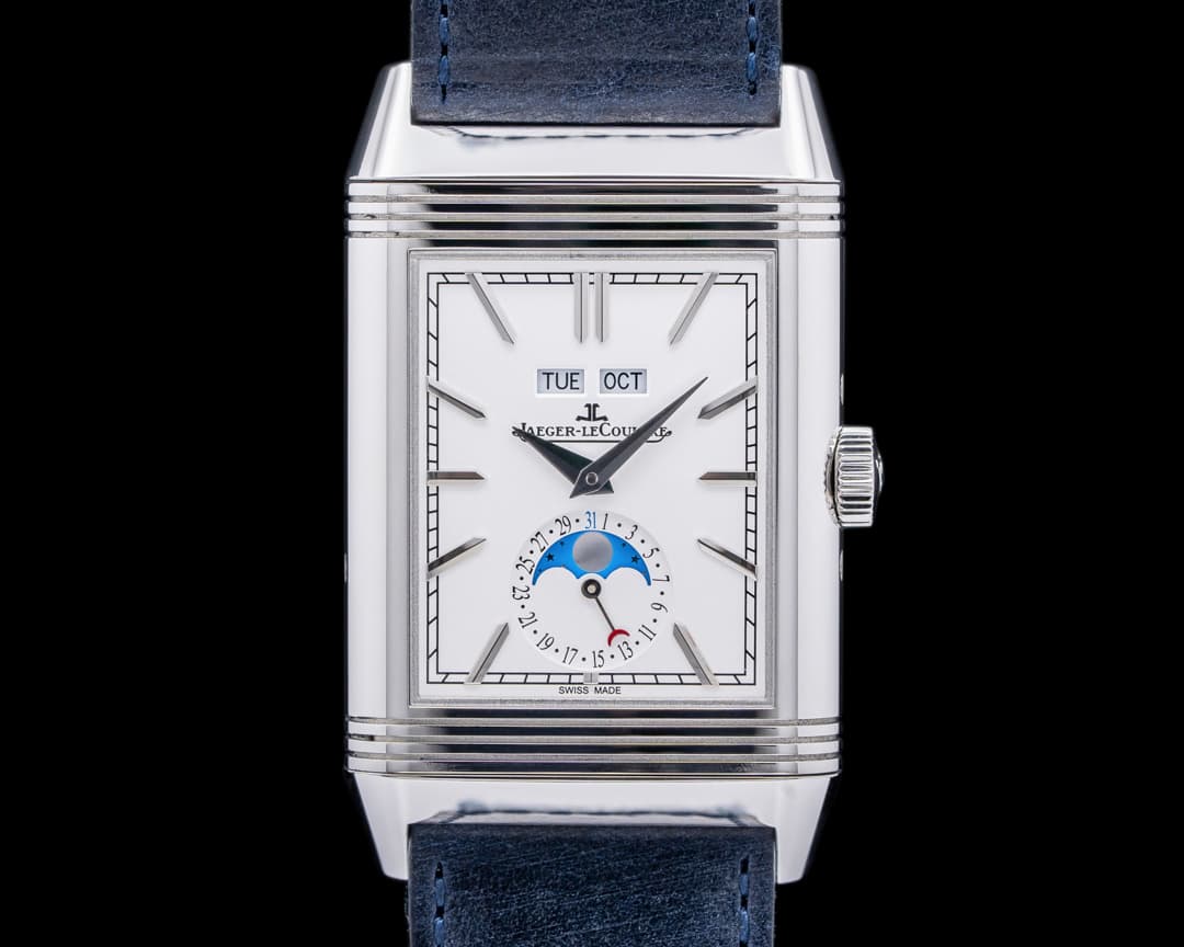 Jaeger LeCoultre Reverso Tribute Calendar Stainless Steel UNWORN