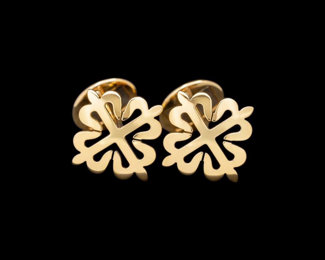 Patek Philippe Calatrava Cross Cufflinks 18K Yellow Gold