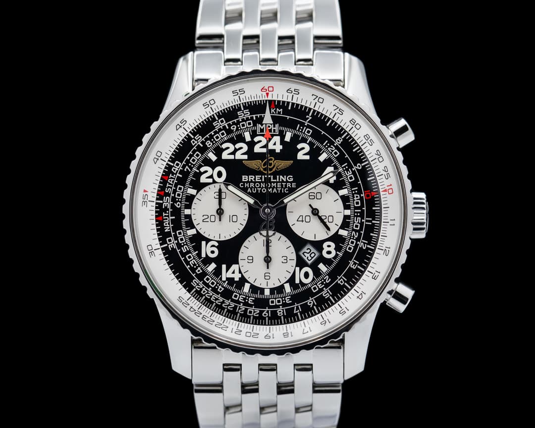 Breitling Cosmonaute Flyback
Automatic SS Black Dial