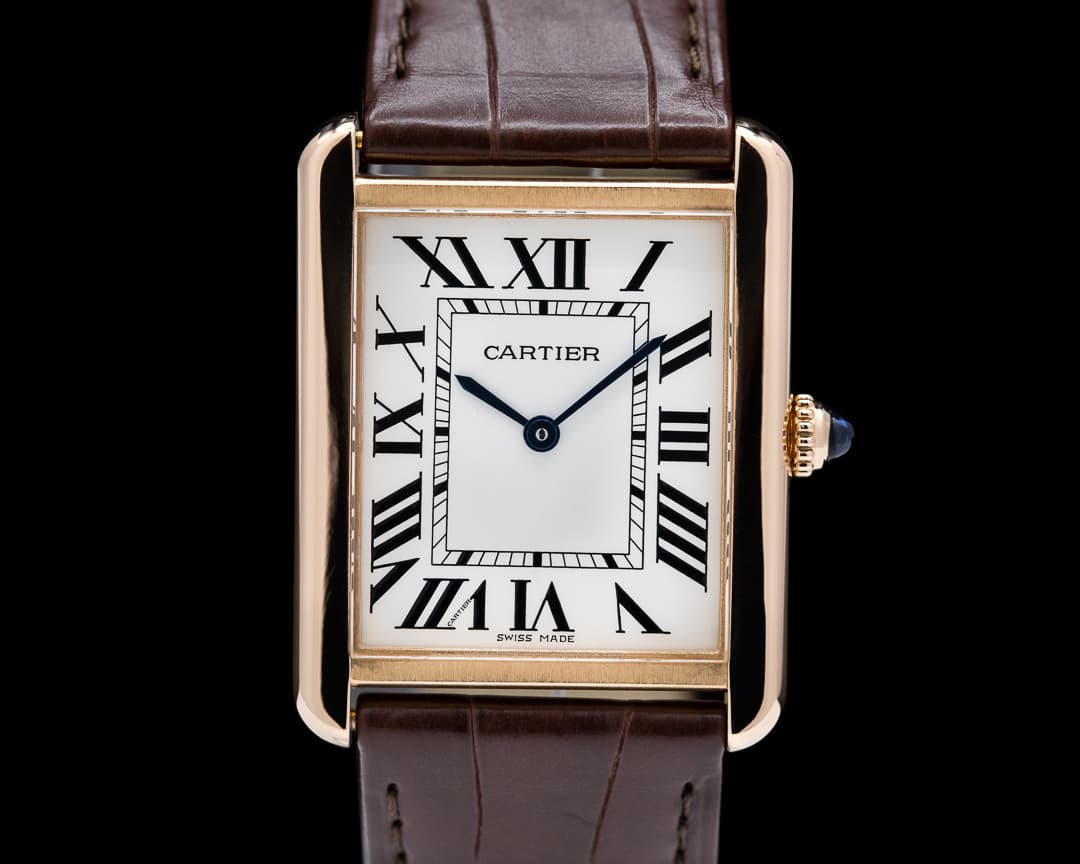 Cartier Tank Solo Large 18K Rose Gold/ SS Quartz