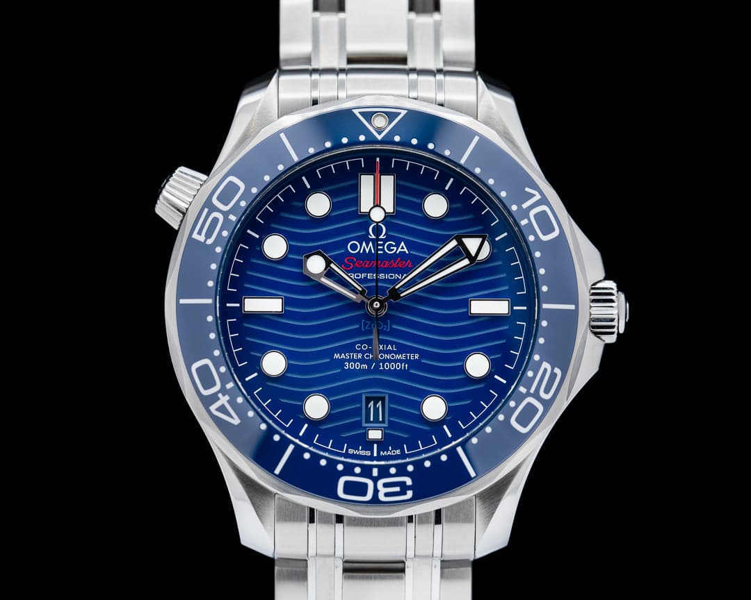 Omega Seamaster Diver 300M SS Blue Dial 42MM 