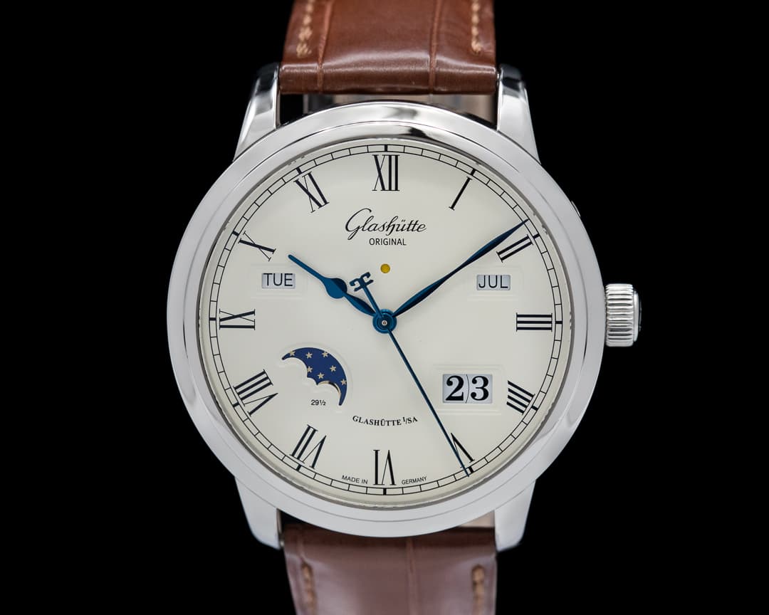 Glashutte Original Senator Perpetual Calendar SS White Dial