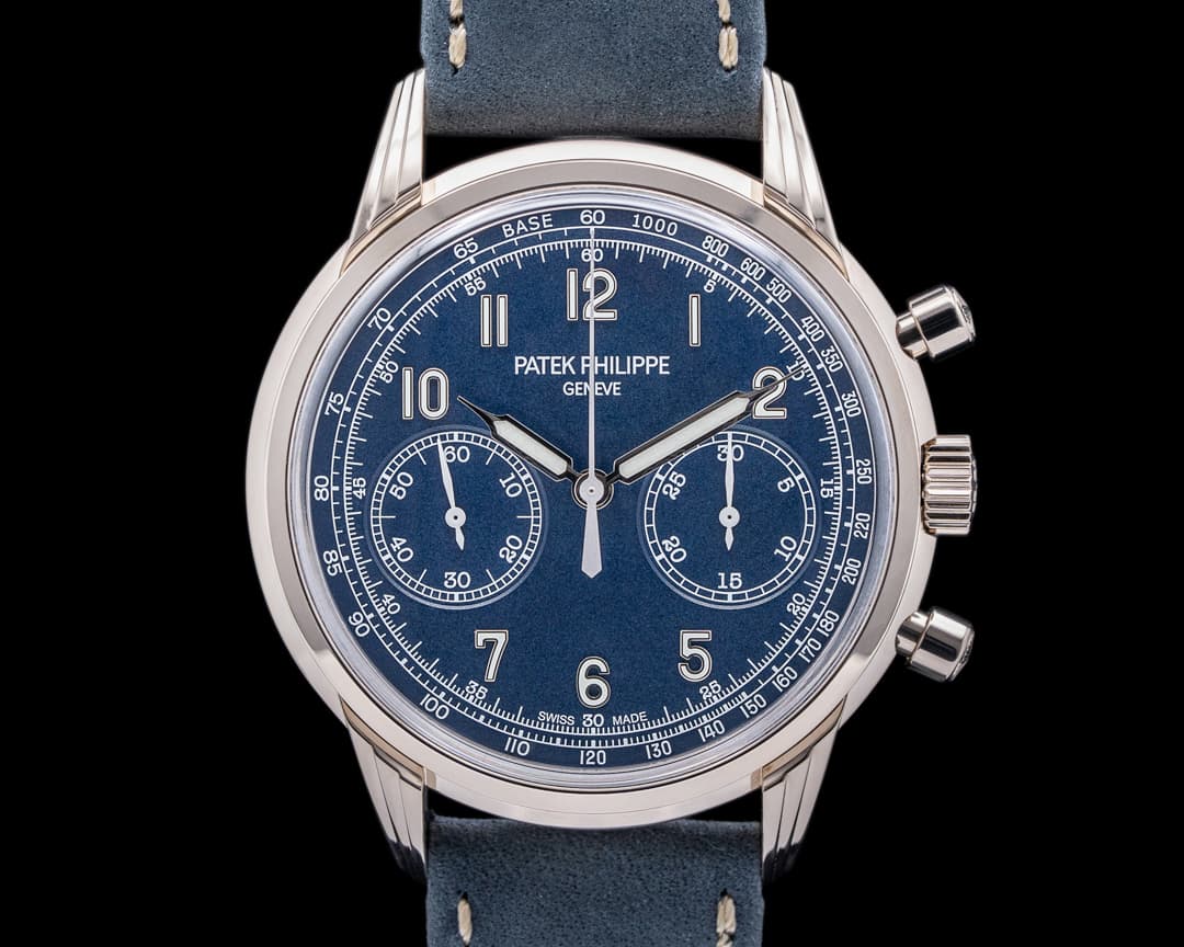 Patek Philippe Chronograph 5172G 18K White Gold Blue Dial
