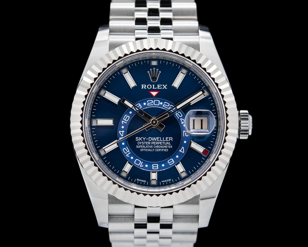 Rolex Sky Dweller 326934 Steel Blue SS / Jubilee