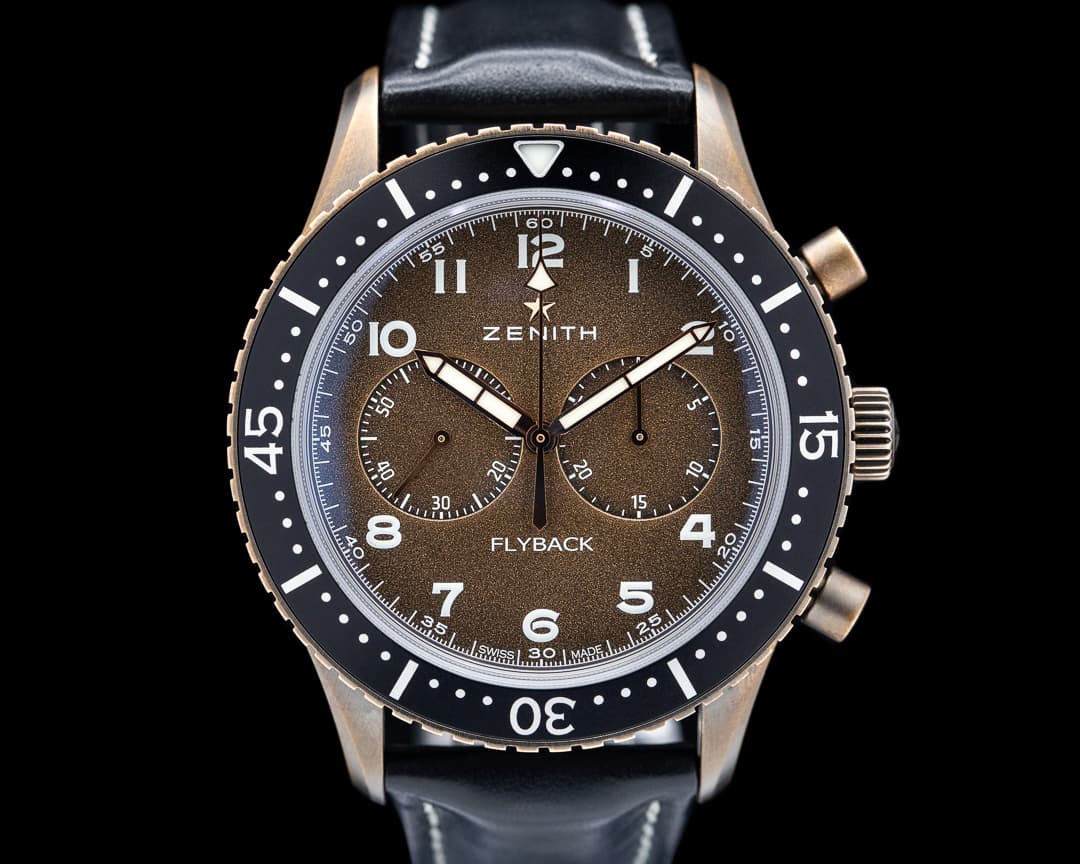 Zenith Pilot Cronometro Tipo CP-2 Flyback Bronze