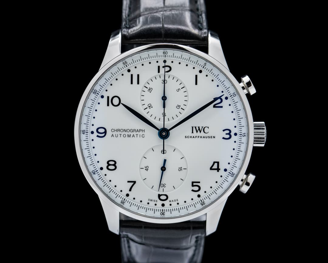 IWC Portuguese Chronograph SS Lacquered Dial 150th Anniversary Limited