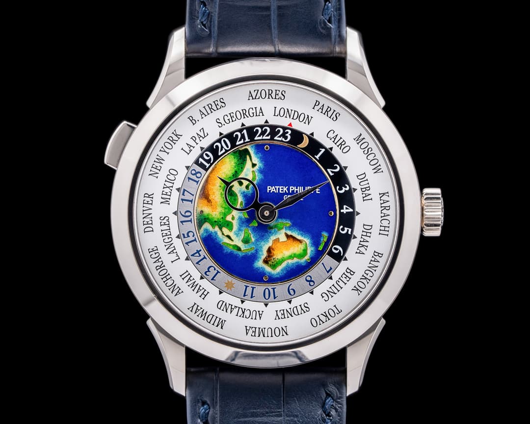 Patek Philippe World Time 5231G Enamel Dial 18K White Gold 2023