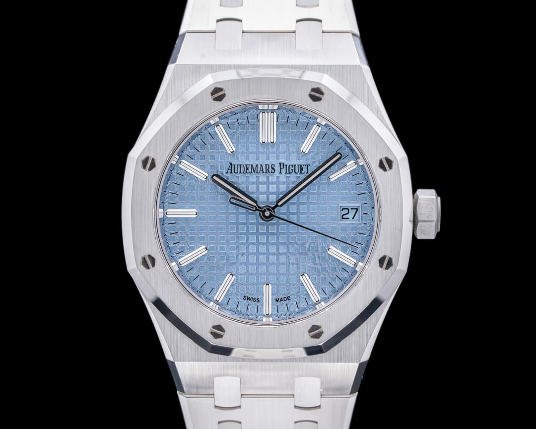 Audemars Piguet Royal Oak 15550ST 50th Anniversary ICE BLUE 37MM SS 