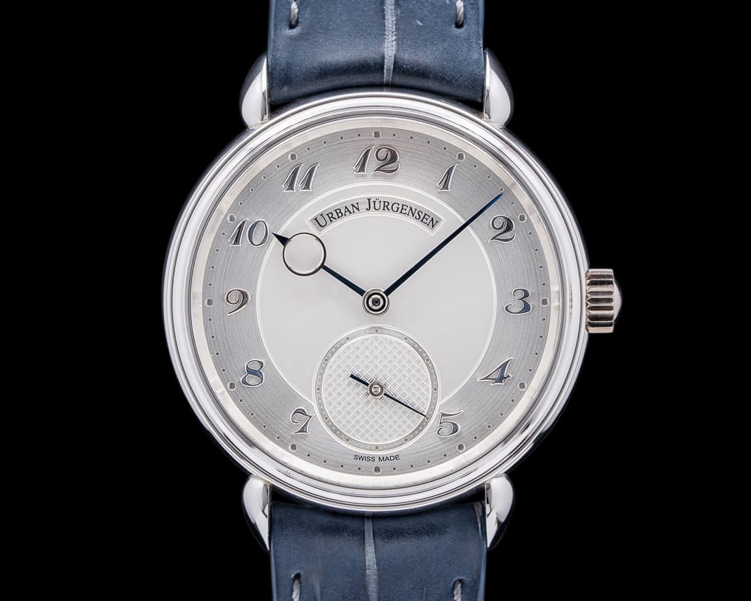 Urban Jurgensen 1140PT Platinum Silver Dial / Breguet Numerals