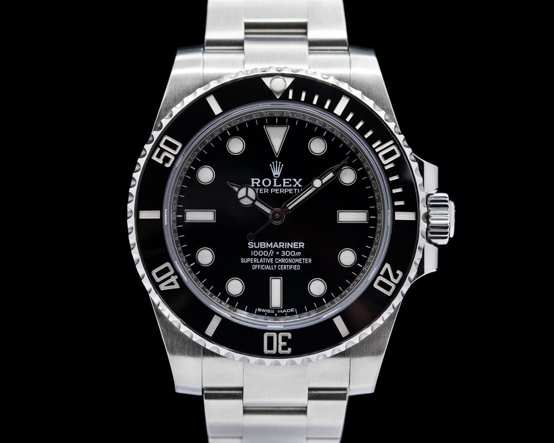 Rolex Submariner 114060 No Date Ceramic Bezel SS 2019