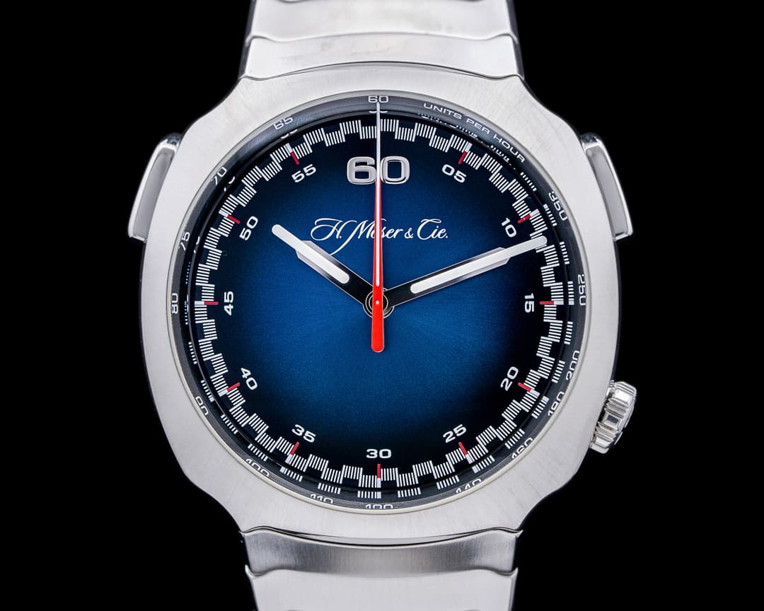 H. Moser & Cie. Moser Streamliner Flyback Chronograph Blue Dial 