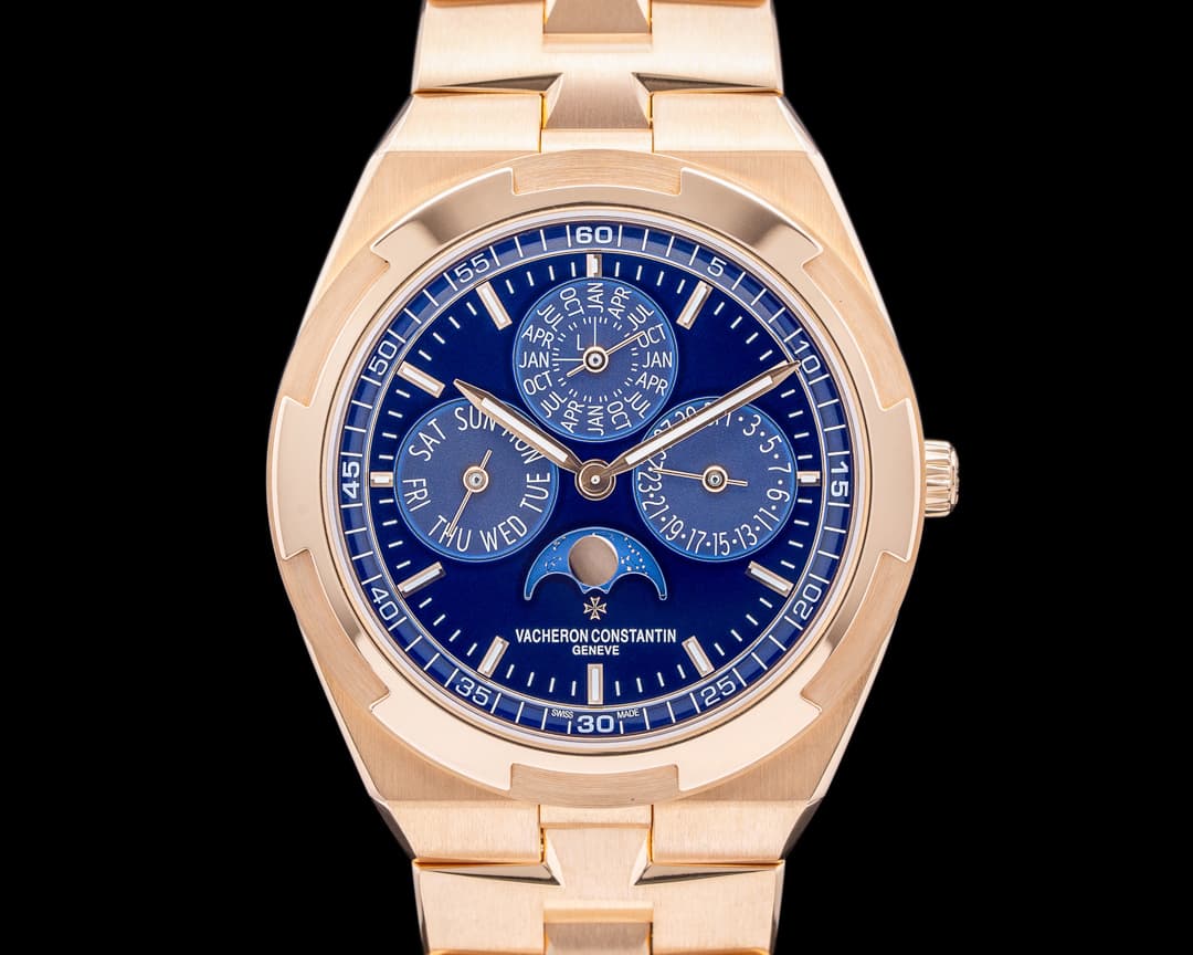 Vacheron Constantin Overseas Perpetual Calendar Ultra-Thin 4300V Blue Dial 18k RG