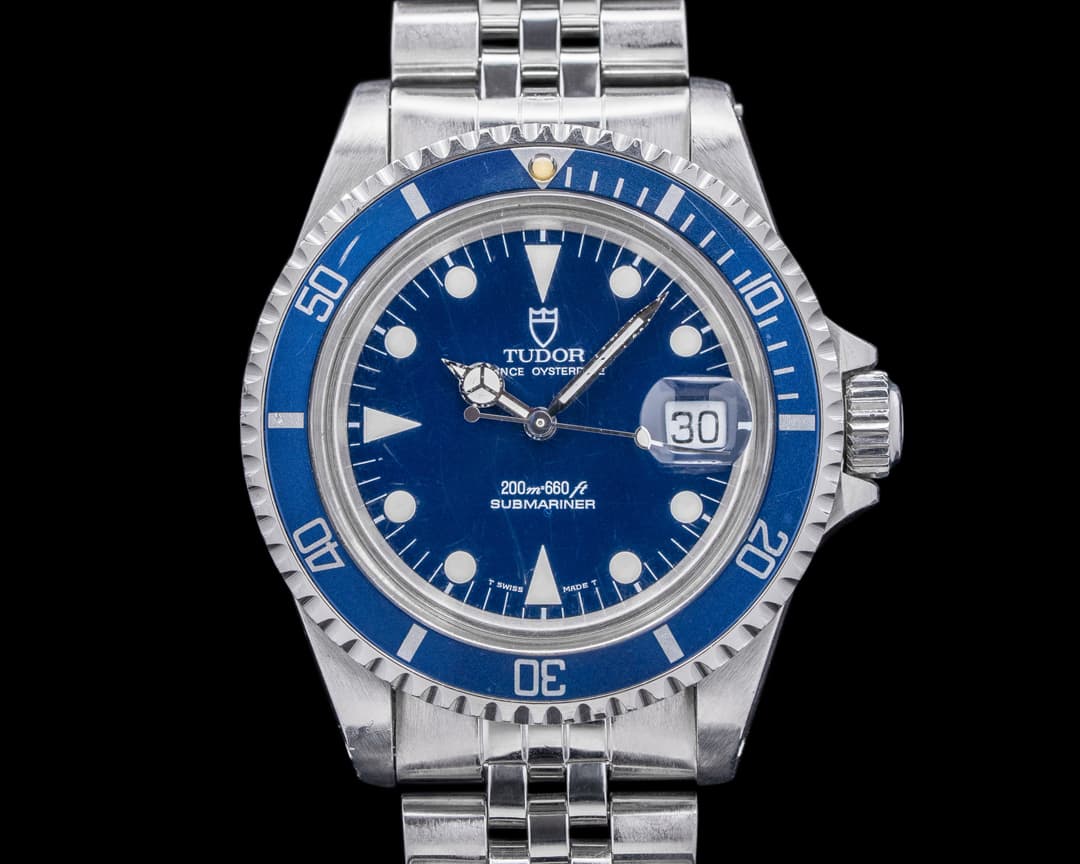 Tudor Submariner 79090 Blue Dial SS c. 1992 NICE