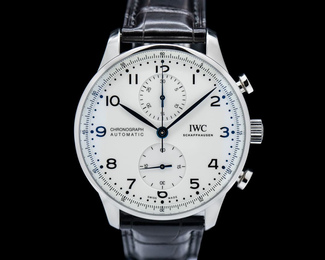 IWC Portuguese Chronograph SS Lacquered Dial 150th Anniversary Limited