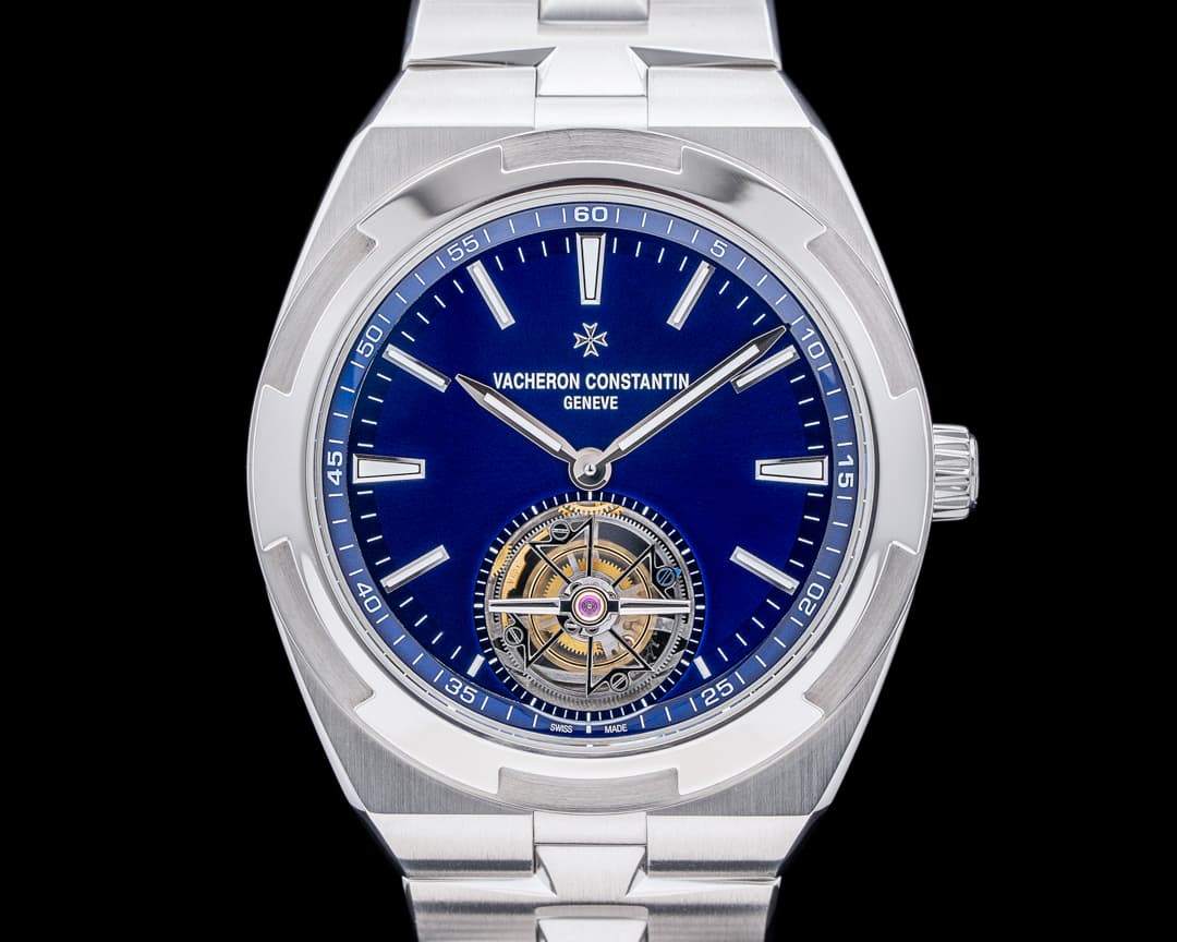 Vacheron Constantin Overseas 6000V/110A Tourbillon SS Blue Dial