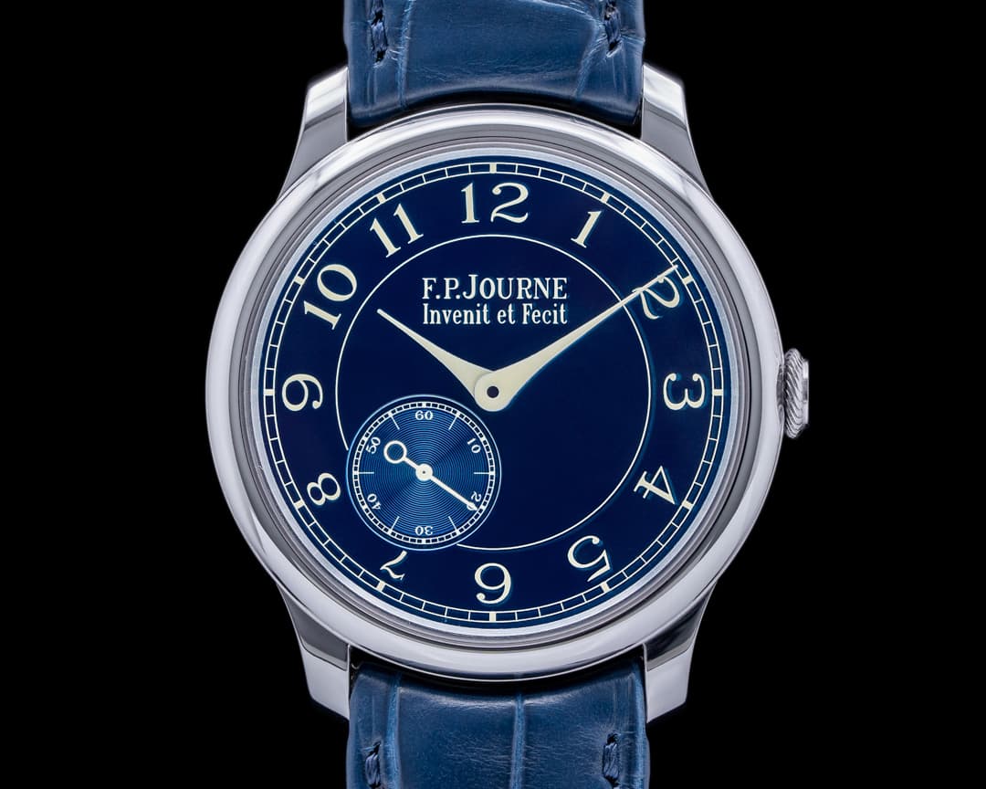 F. P. Journe Chronometre Bleu Tantalum Blue Dial 