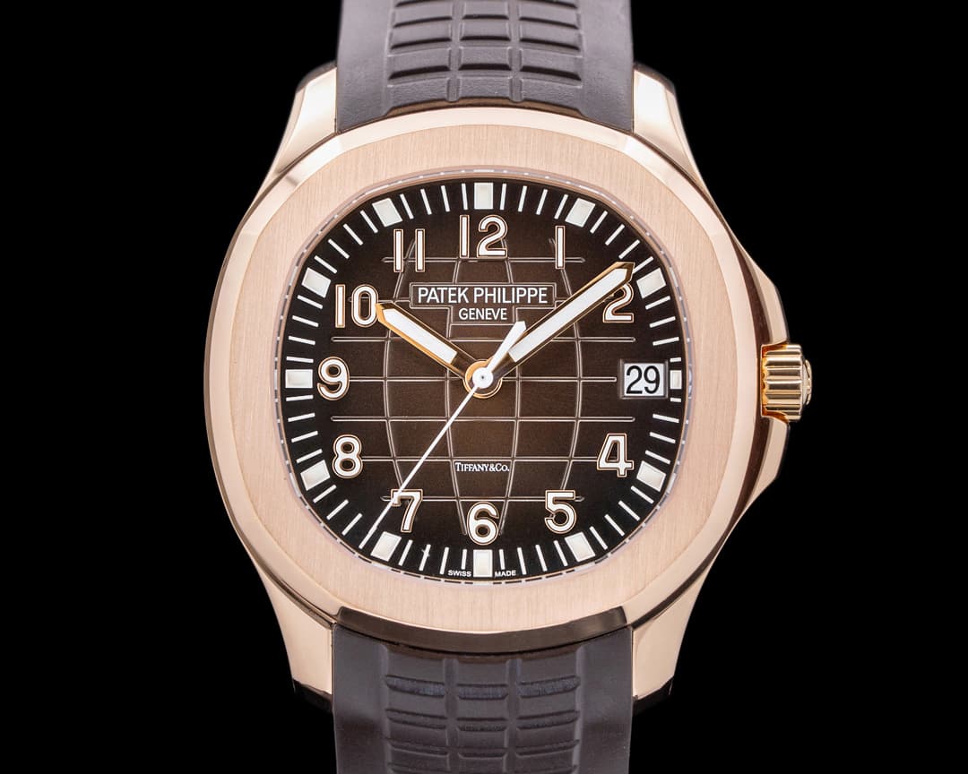 Patek Philippe Aquanaut 5167R "TIFFANY & CO" 18K Rose Gold / Brown Dial 