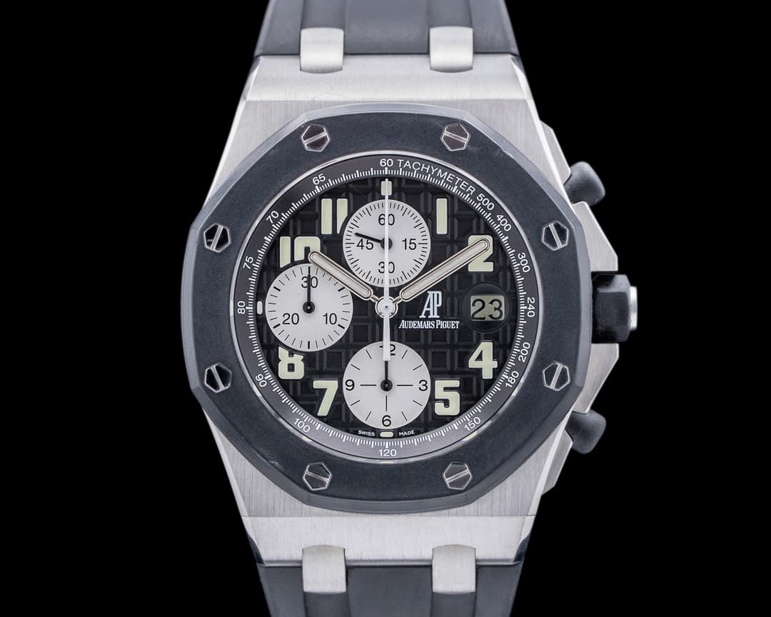 Audemars Piguet Royal Oak Offshore Chronograph Rubberclad Black Dial 42MM