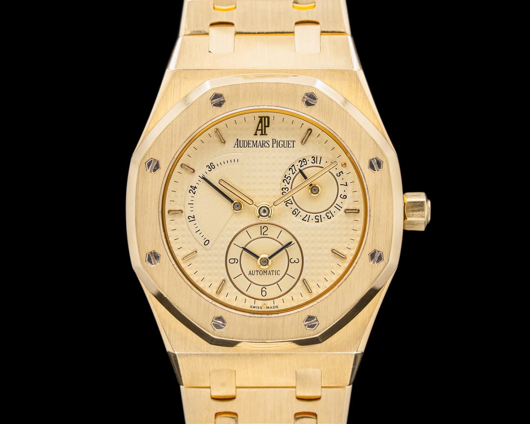 Audemars Piguet Royal Oak Dual Time 18K Yellow Gold Champagne Dial 36MM