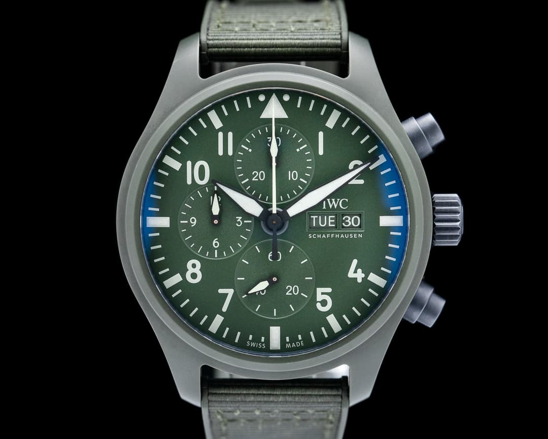 IWC Pilots Chronograph IW389106 Top Gun Woodland Edition