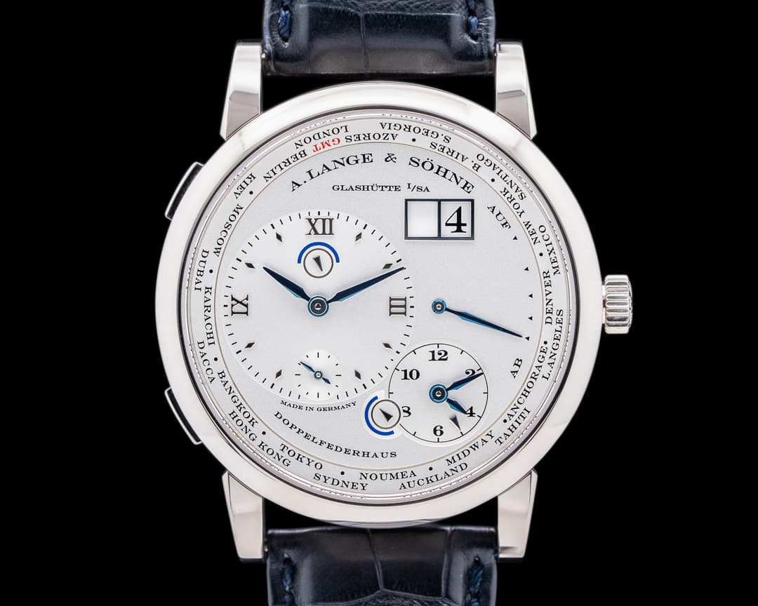 A. Lange and Sohne Lange 1 116.026 Time Zone 18K White Gold Buenos Aires Limited Edition