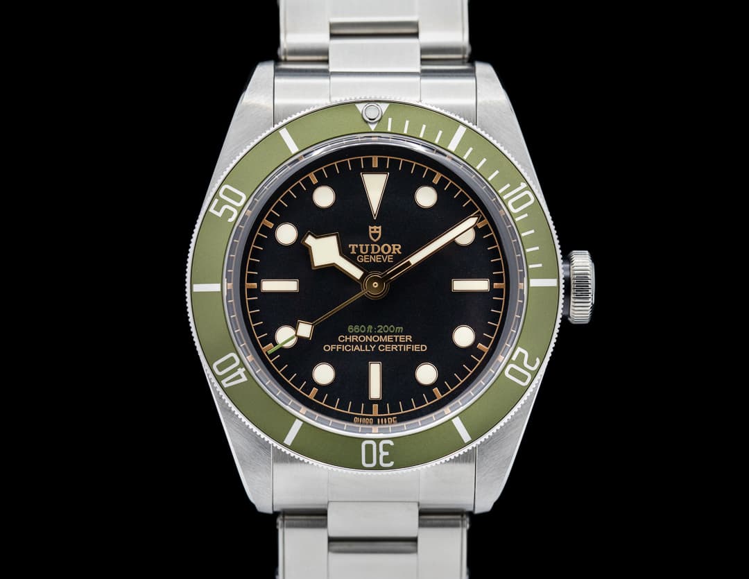 Tudor Tudor Heritage Black Bay Harrods Green SS