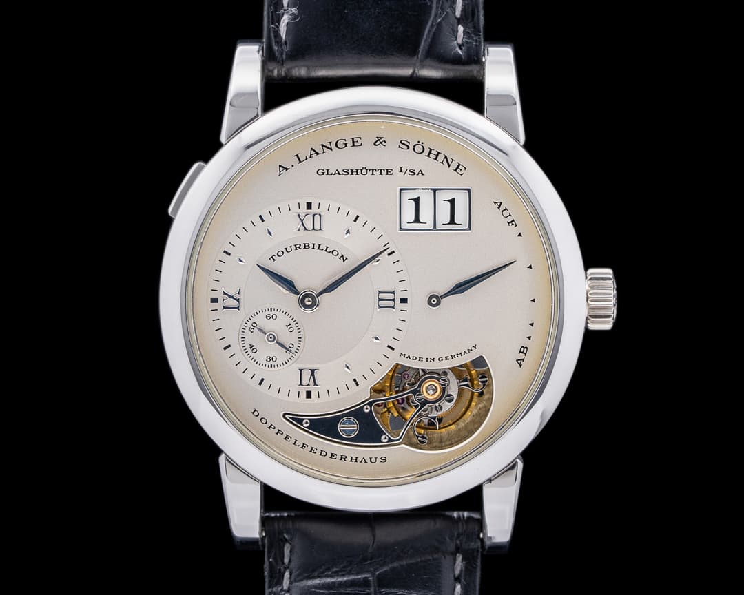 A. Lange and Sohne Lange 1 Platinum Tourbillon Limited Edition 