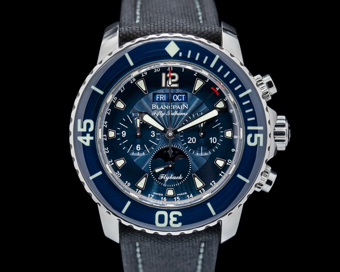 Blancpain Fifty Fathoms Complete Calendar Flyback SS / Blue Dial