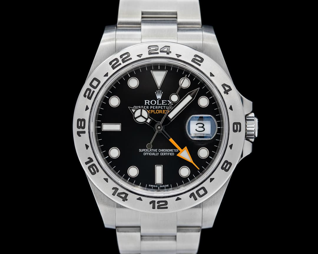 Rolex Explorer II Black Dial SS