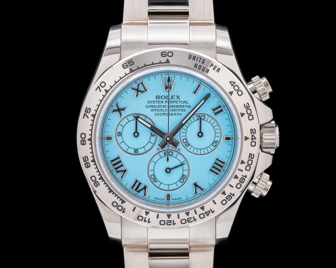 Rolex Daytona 116509 Turquoise Dial 18K White Gold