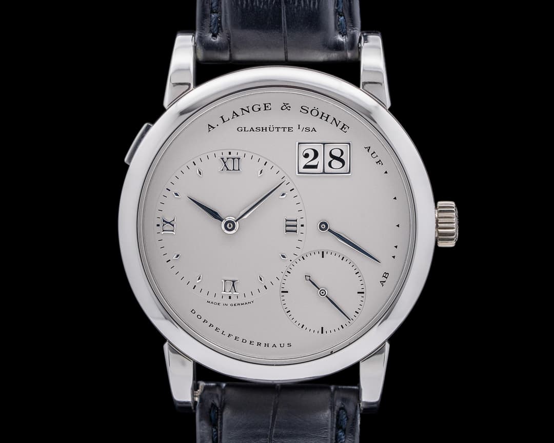 A. Lange and Sohne Lange 1 101.025 Platinum "STEALTH" Silver Dial 2002