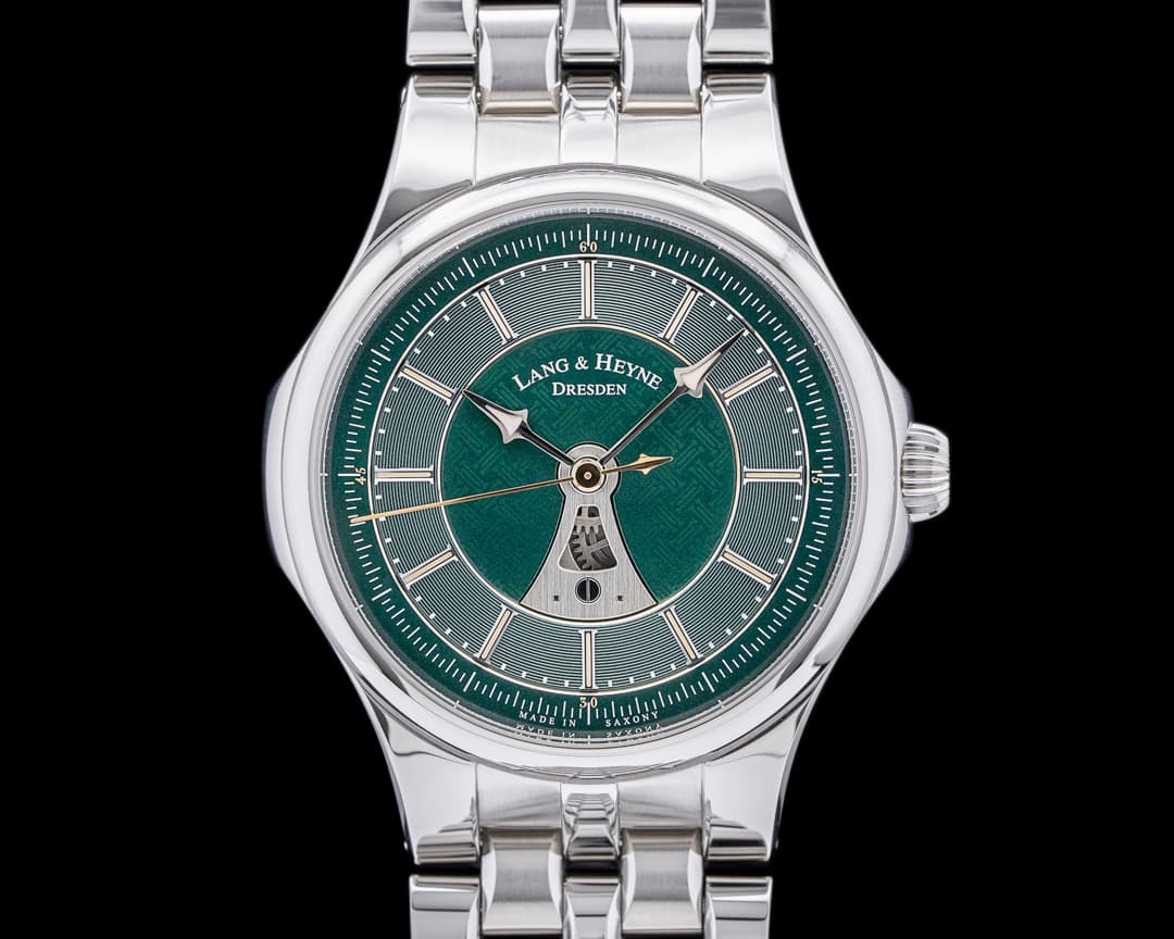 Lang & Heyne Hektor SS Green Dial Manual Wind UNWORN