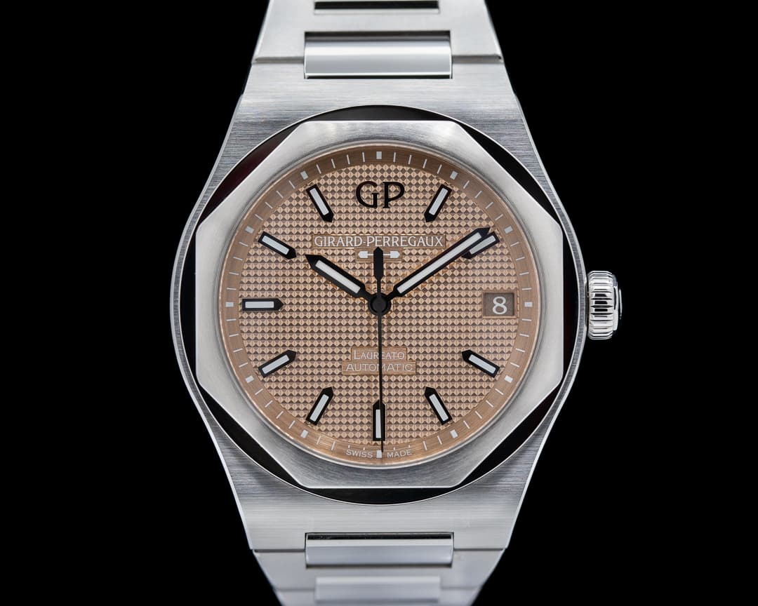 Girard Perregaux Laureato Automatic Rose Gold Dial 42mm SS BOUTIQUE EXCLUSIVE