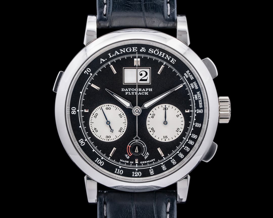 A. Lange and Sohne Datograph 405.035 Up / Down Flyback Platinum