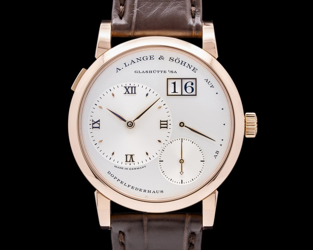 A. Lange and Sohne Lange 1 191.032 18K Rose Gold DEPLOYANT