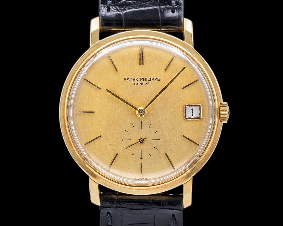Patek Philippe Vintage Calatrava Automatic 18K Yellow Gold / Champagne Dial