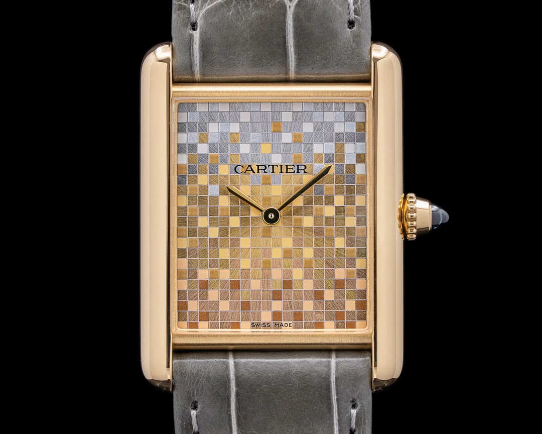Cartier Tank Louis Gold Brushed Dial