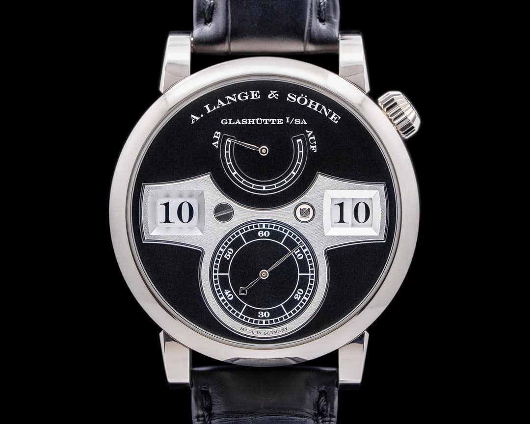 A. Lange and Sohne Zeitwerk 140.029 18K White Gold